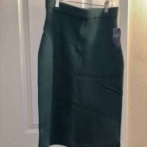 Abercrombie Dark Green Women's Pencil Skirt